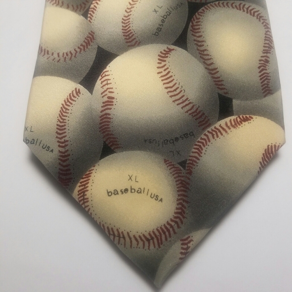 Mens baseball tie - Picture 2 of 3